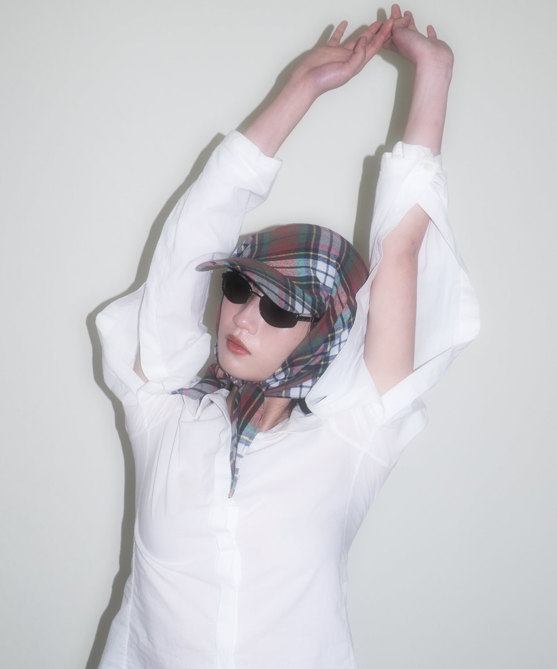 Brim Scarf in Trad Plaid Flannel - CLYDE