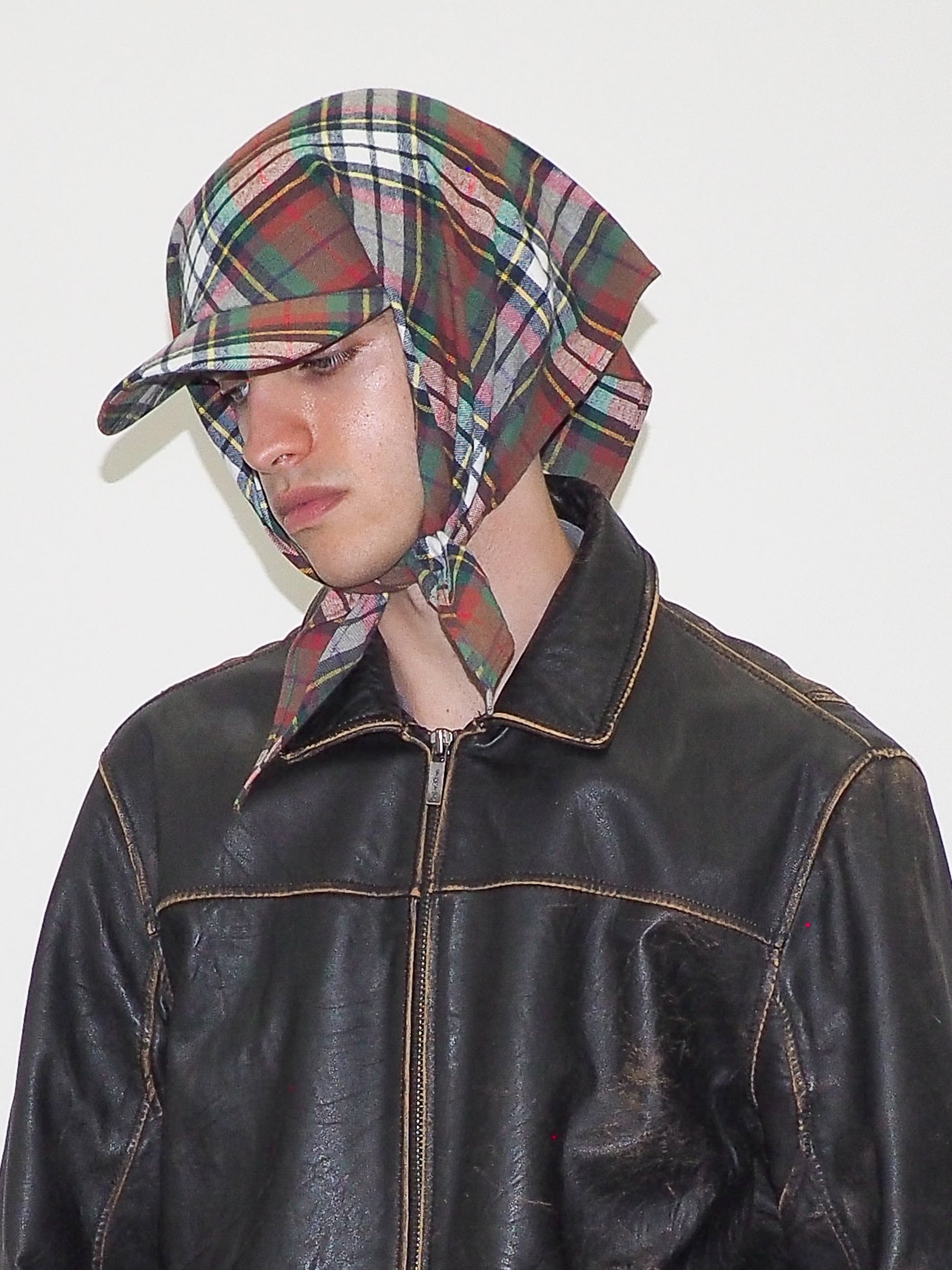 Brim Scarf in Trad Plaid Flannel - CLYDE