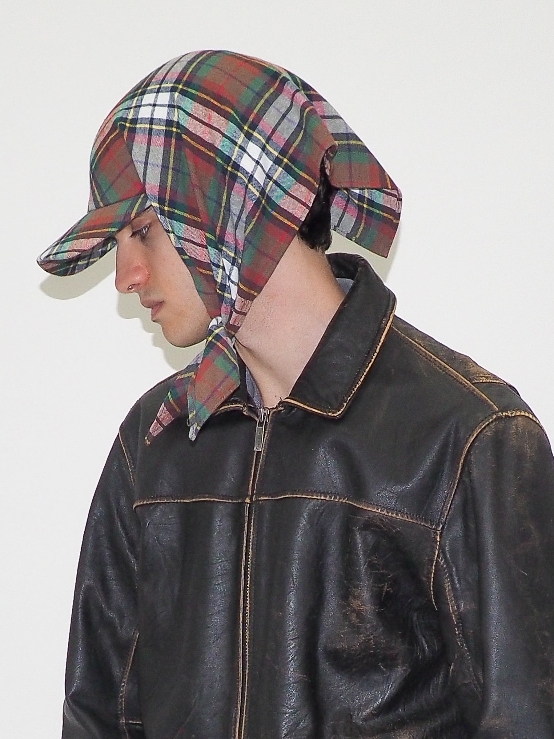 Brim Scarf in Trad Plaid Flannel - CLYDE