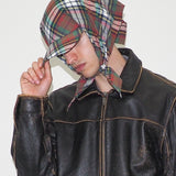 Brim Scarf in Trad Plaid Flannel - CLYDE