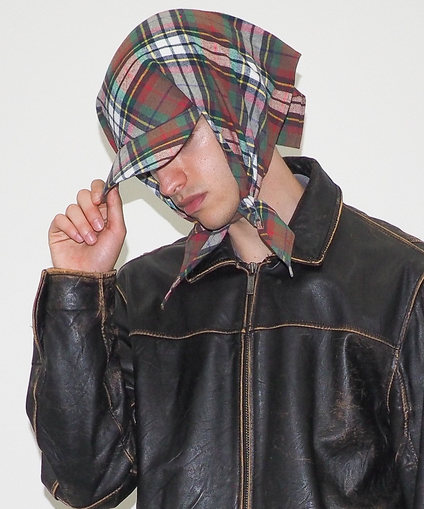 Brim Scarf in Trad Plaid Flannel - CLYDE