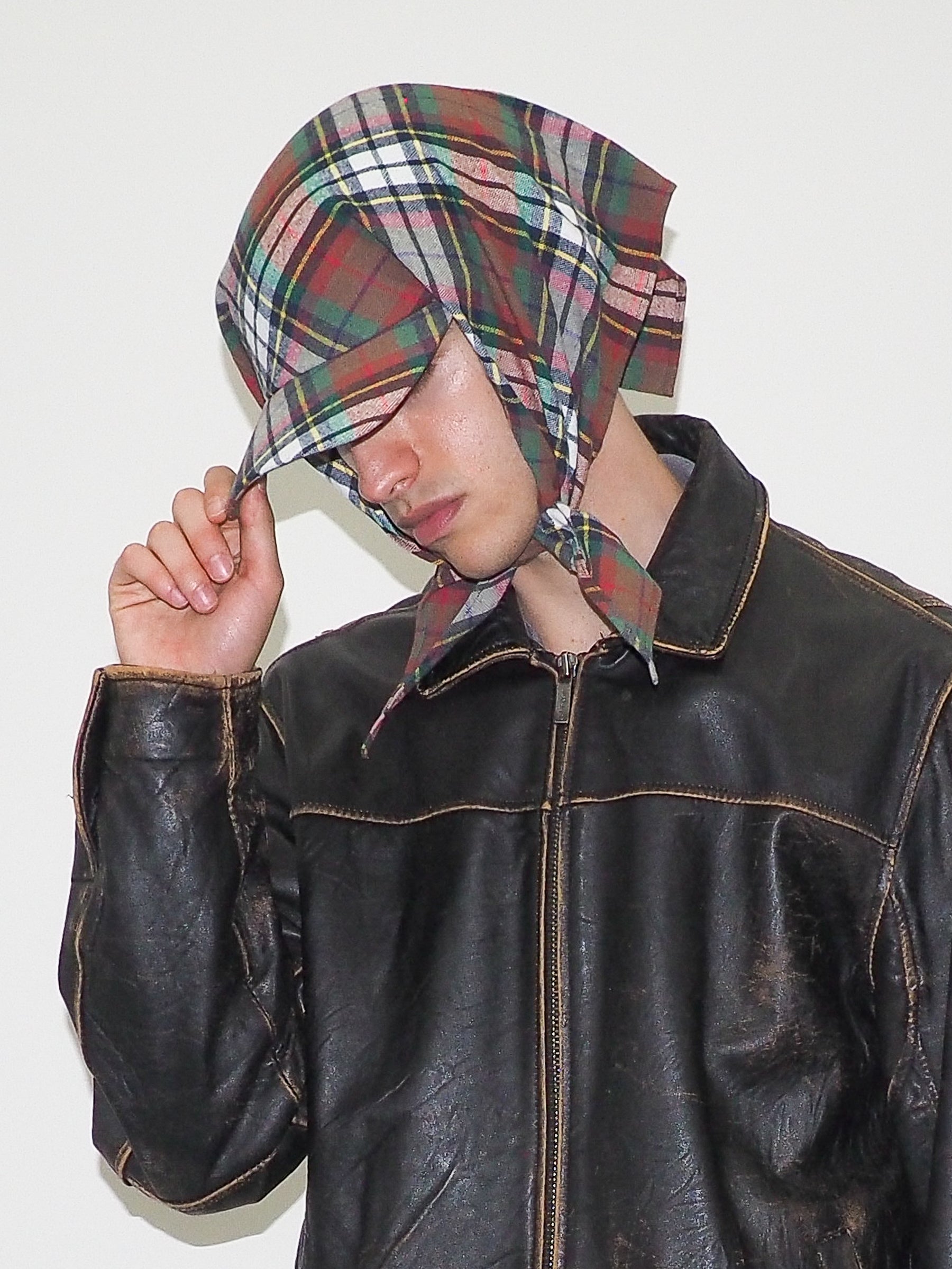 Brim Scarf in Trad Plaid Flannel - CLYDE