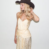 Cowboy Hat in Brown Melange Wool - CLYDE