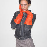 Gauntlet Gloves in Salamander Nappa Lambskin - CLYDE