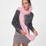 CLYDE x Everybody.World Hoody Scarf in Wild Rose - CLYDE
