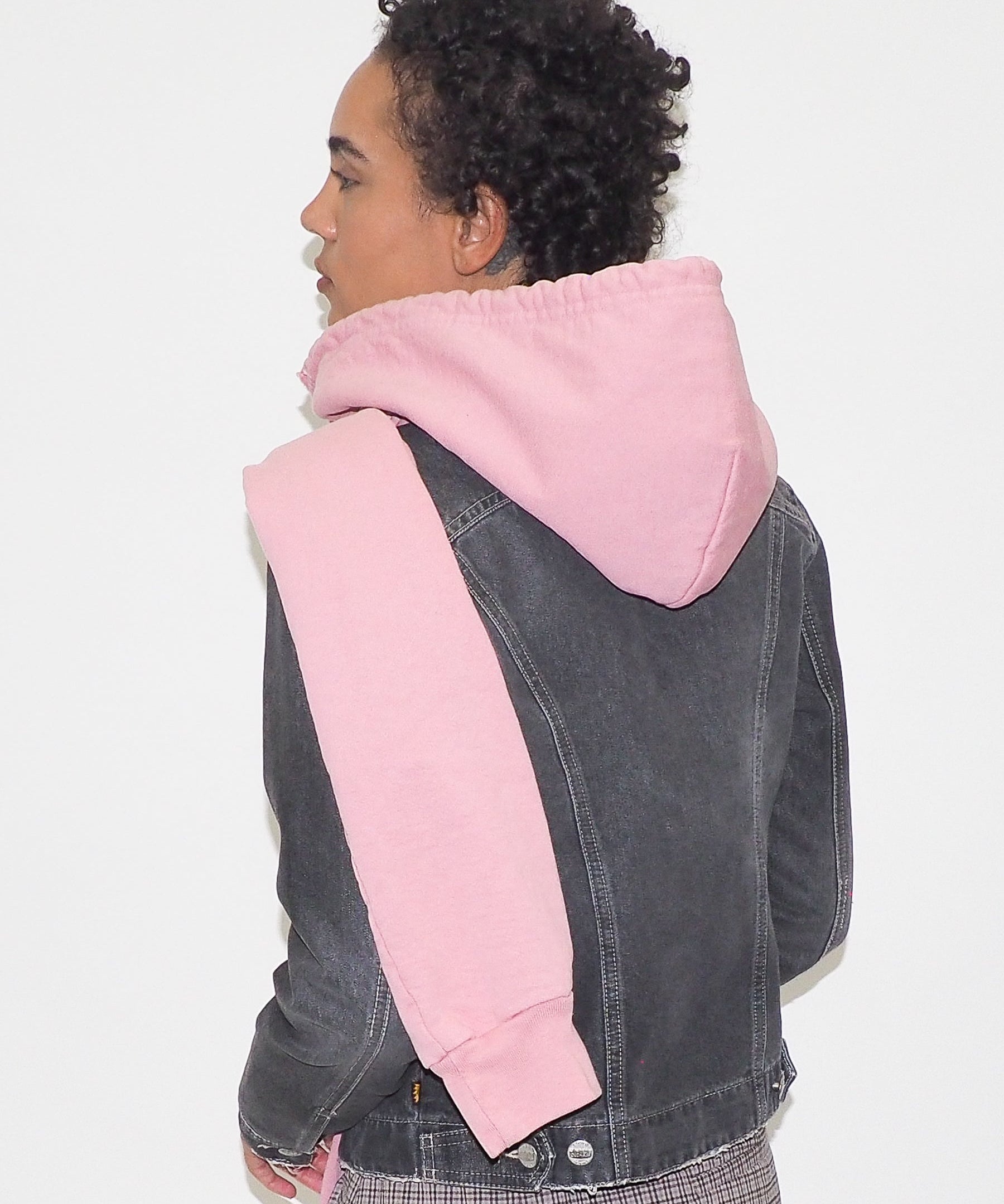 CLYDE x Everybody.World Hoody Scarf in Wild Rose - CLYDE