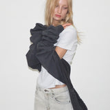 CLYDE x Everybody.World Hoody Scarf in Slate - CLYDE