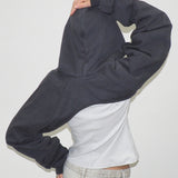 CLYDE x Everybody.World Hoody Scarf in Slate - CLYDE