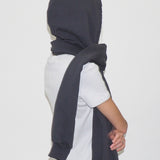 CLYDE x Everybody.World Hoody Scarf in Slate - CLYDE