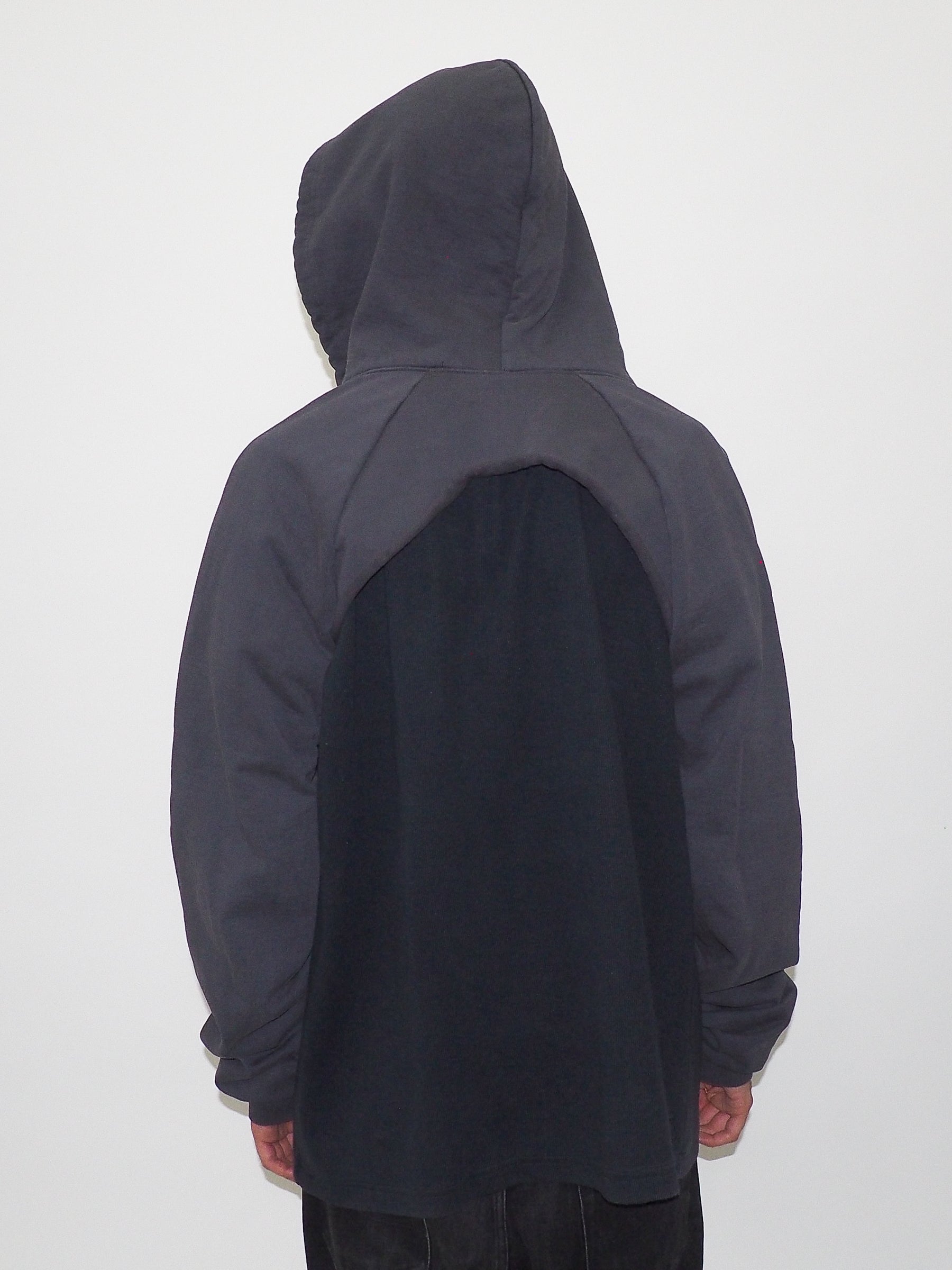 CLYDE x Everybody.World Hoody Scarf in Slate - CLYDE