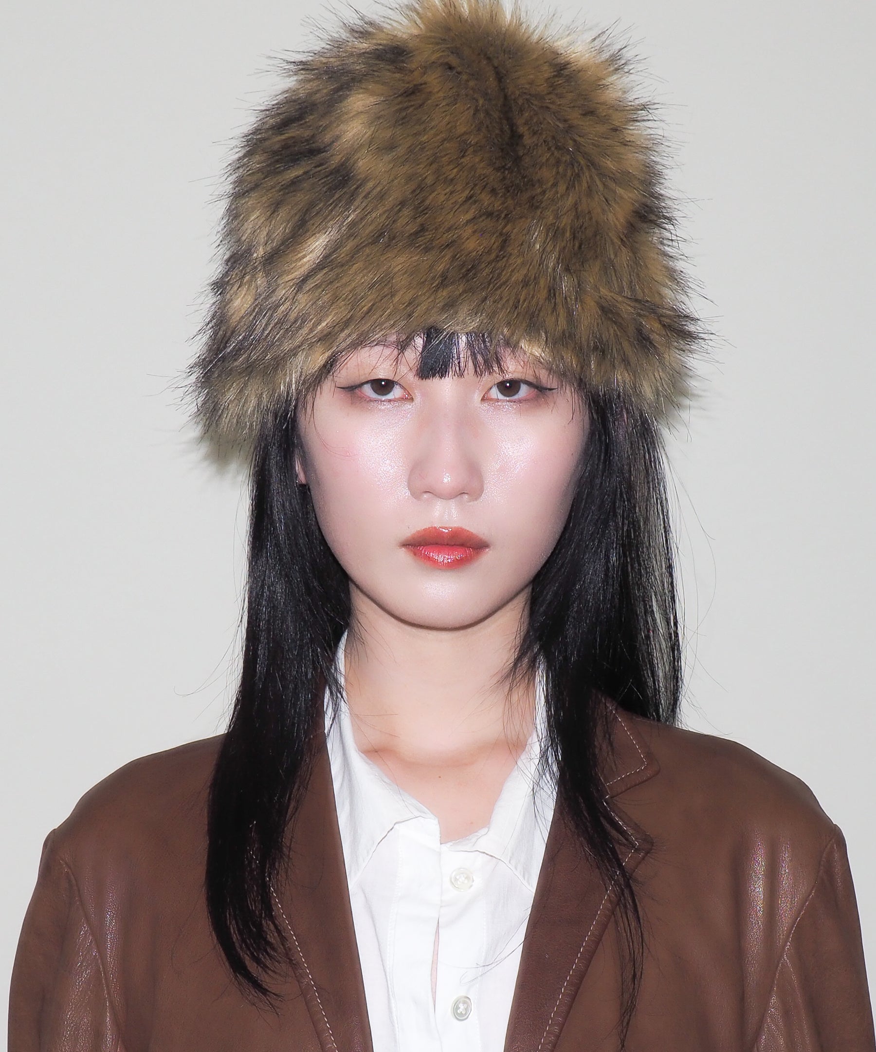 Faux Fur Toque in Tan Fox - CLYDE