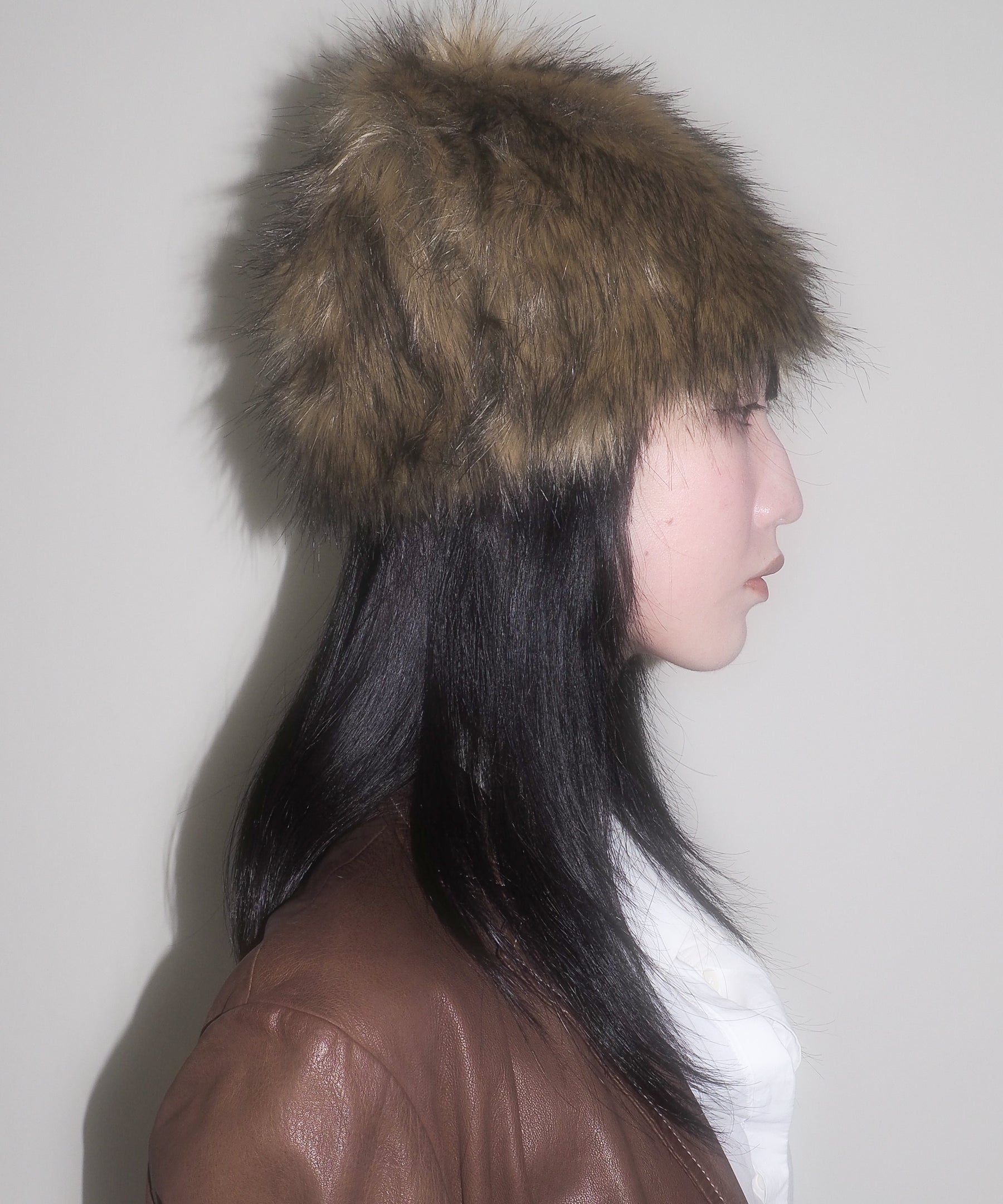 Faux Fur Toque in Tan Fox - CLYDE