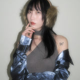 Ear Muffs in Tan Faux Fox - CLYDE