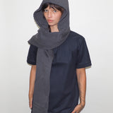 Hoody Scarf in Slate - CLYDE