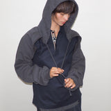 Hoody Scarf in Slate - CLYDE