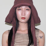 Mala Hat in Tomato Plaid - CLYDE