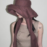 Mala Hat in Tomato Plaid - CLYDE