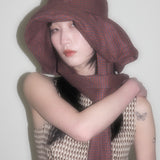 Mala Hat in Tomato Plaid - CLYDE