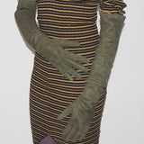 Moonlight Gloves in Moss Suede Lambskin - CLYDE