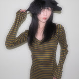 Plume Hat in Jet Velour Felt - CLYDE