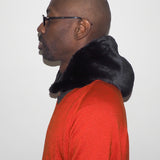 Sno Hood in Black Faux Fur