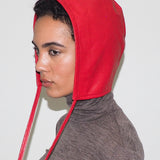 Volo Hat in Perforated Racer Red Lambskin