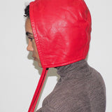 Volo Hat in Perforated Racer Red Lambskin