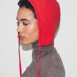 Volo Hat in Perforated Racer Red Lambskin