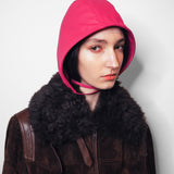 Volo Hat in Fucsia Lambskin
