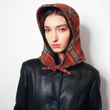 Bonnet in Wintersun Plaid Fleece