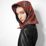 Bonnet in Wintersun Plaid Fleece