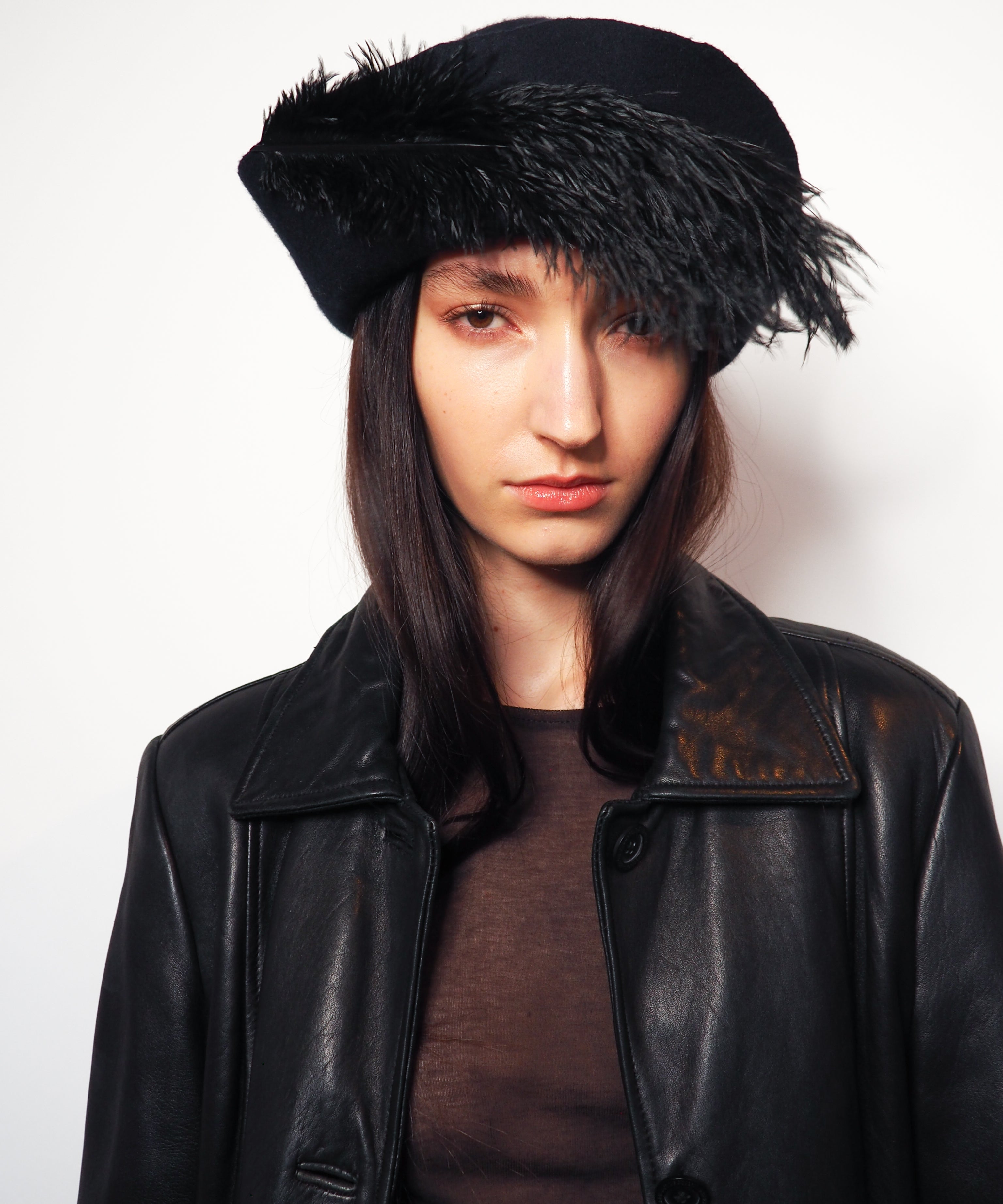 The Myth Hat in Black Wool - CLYDE