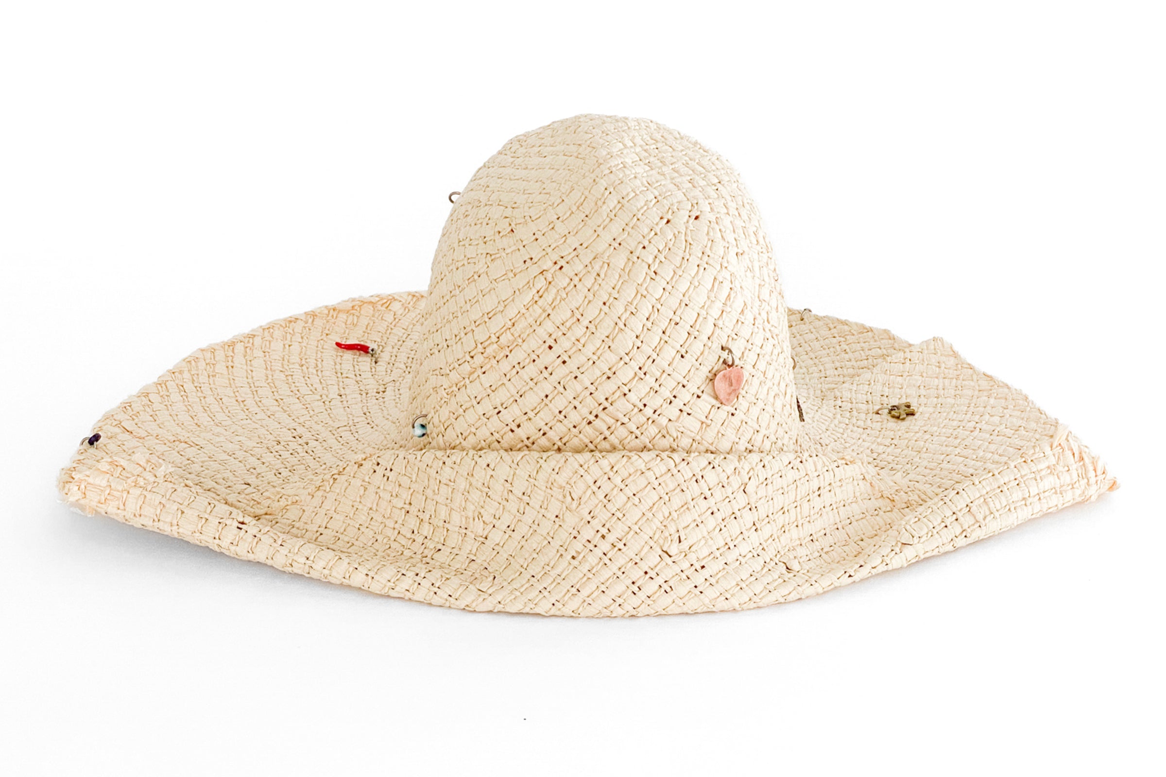 Charm Hat in Cream Toyo Straw - CLYDE