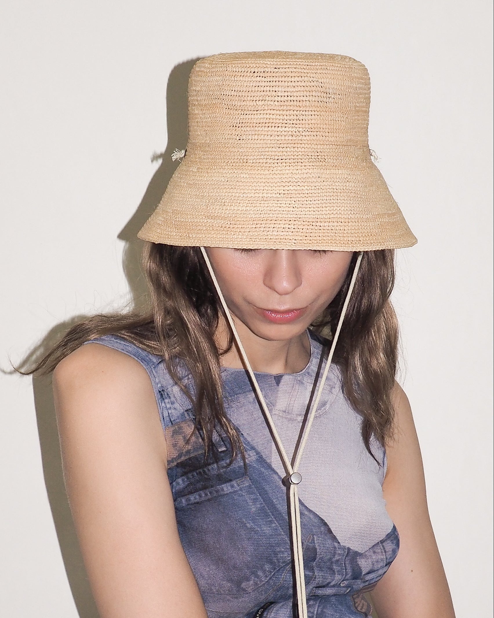 Aries Hat in Tan Toquilla Straw - CLYDE