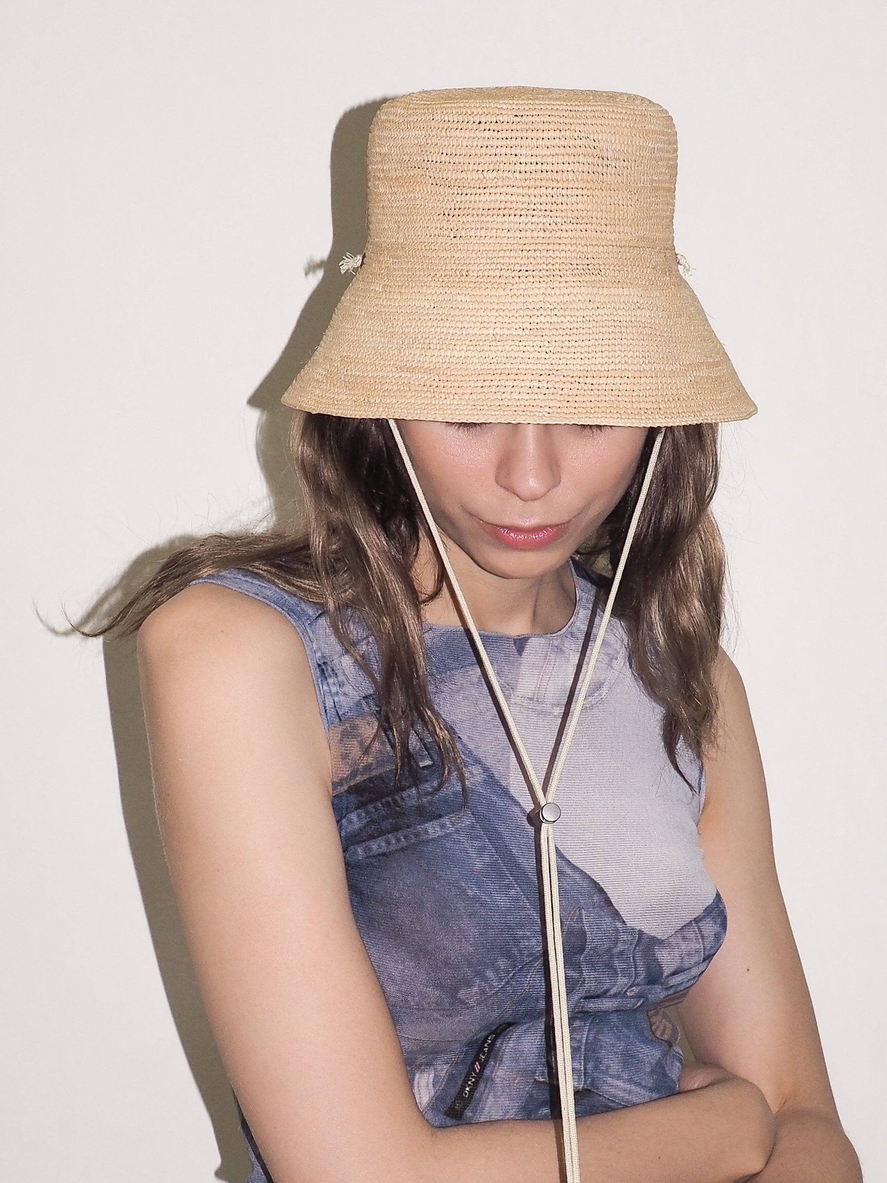 Aries Hat in Tan Toquilla Straw - CLYDE
