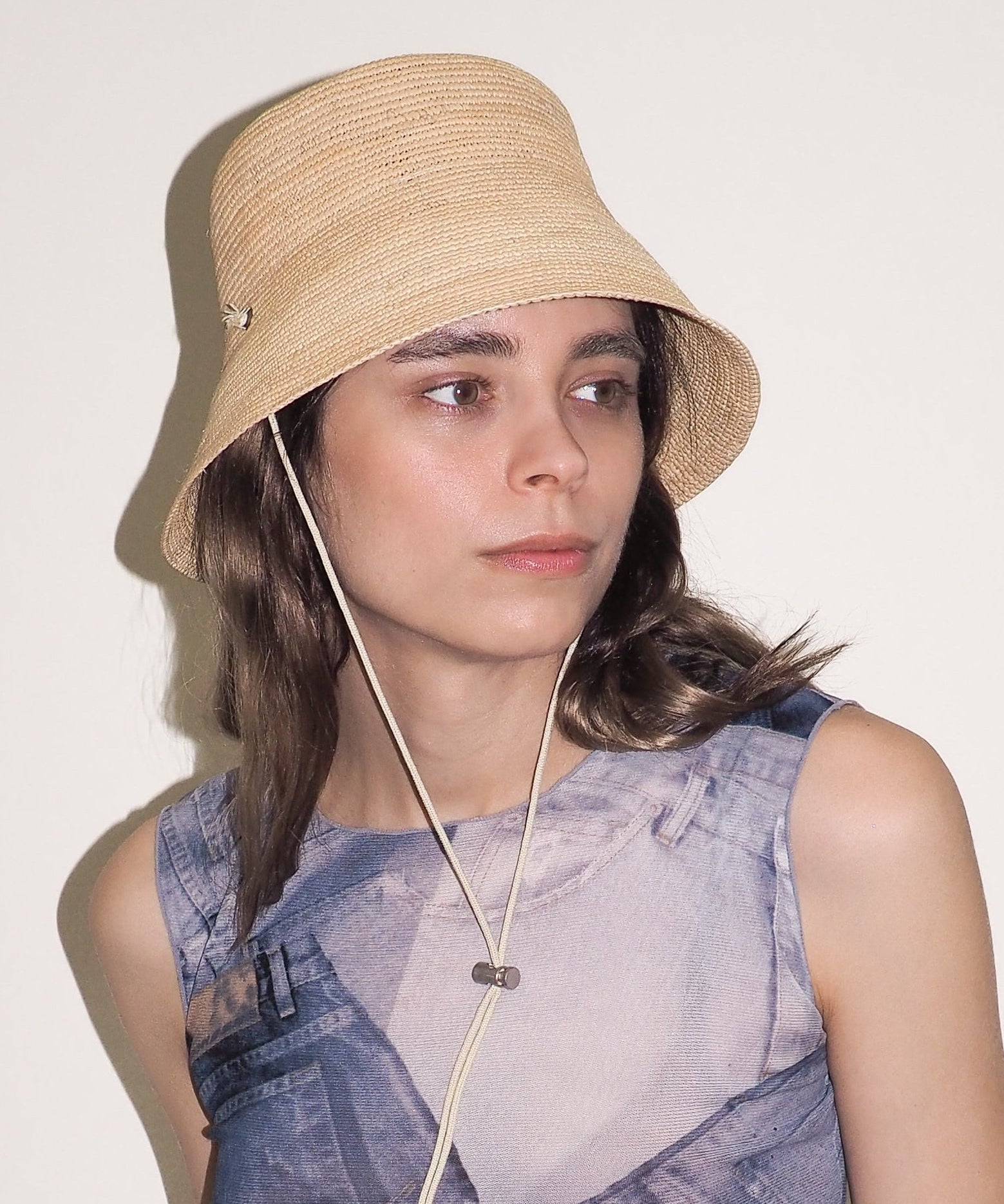 Aries Hat in Tan Toquilla Straw - CLYDE