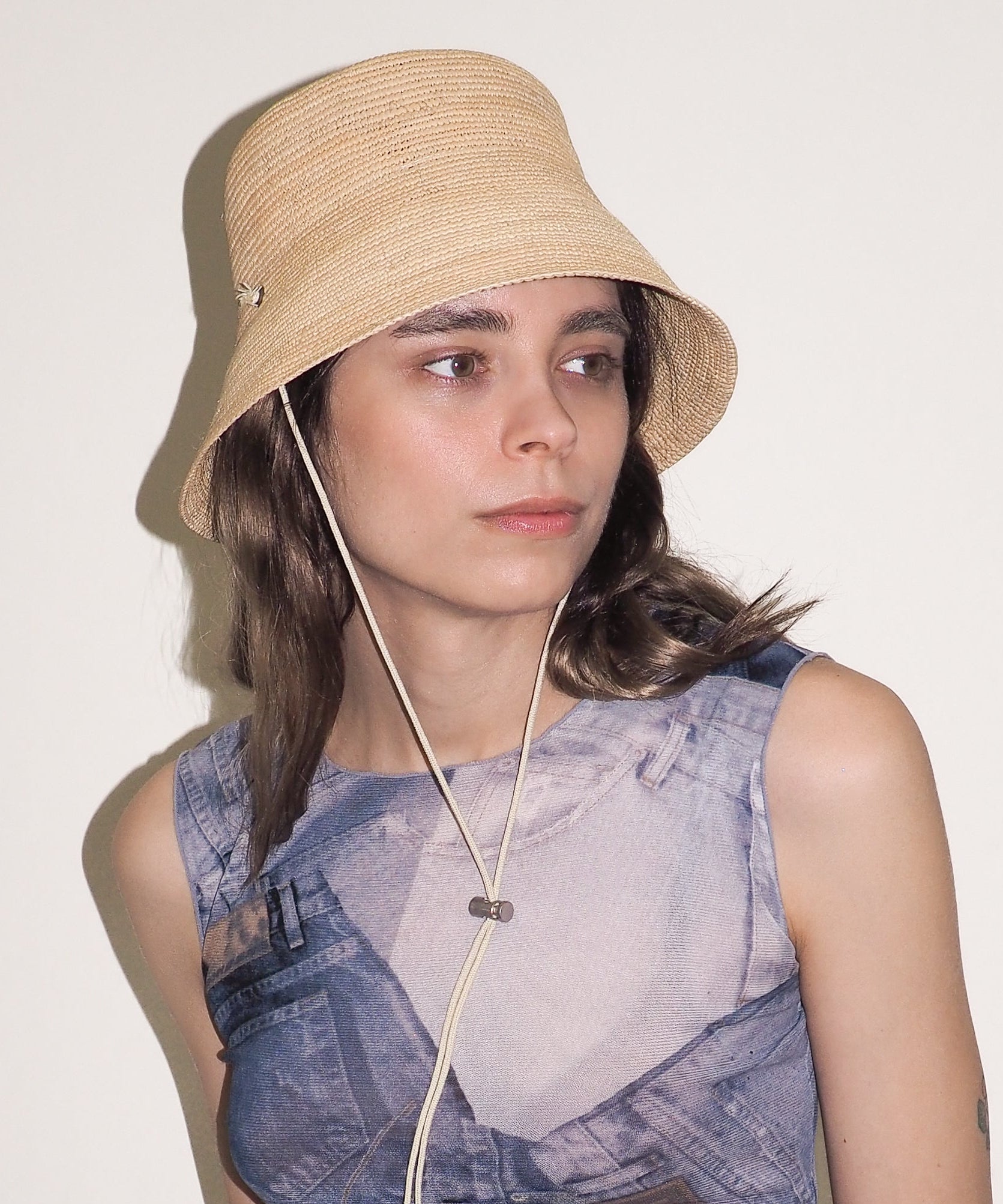Aries Hat in Tan Toquilla Straw - CLYDE