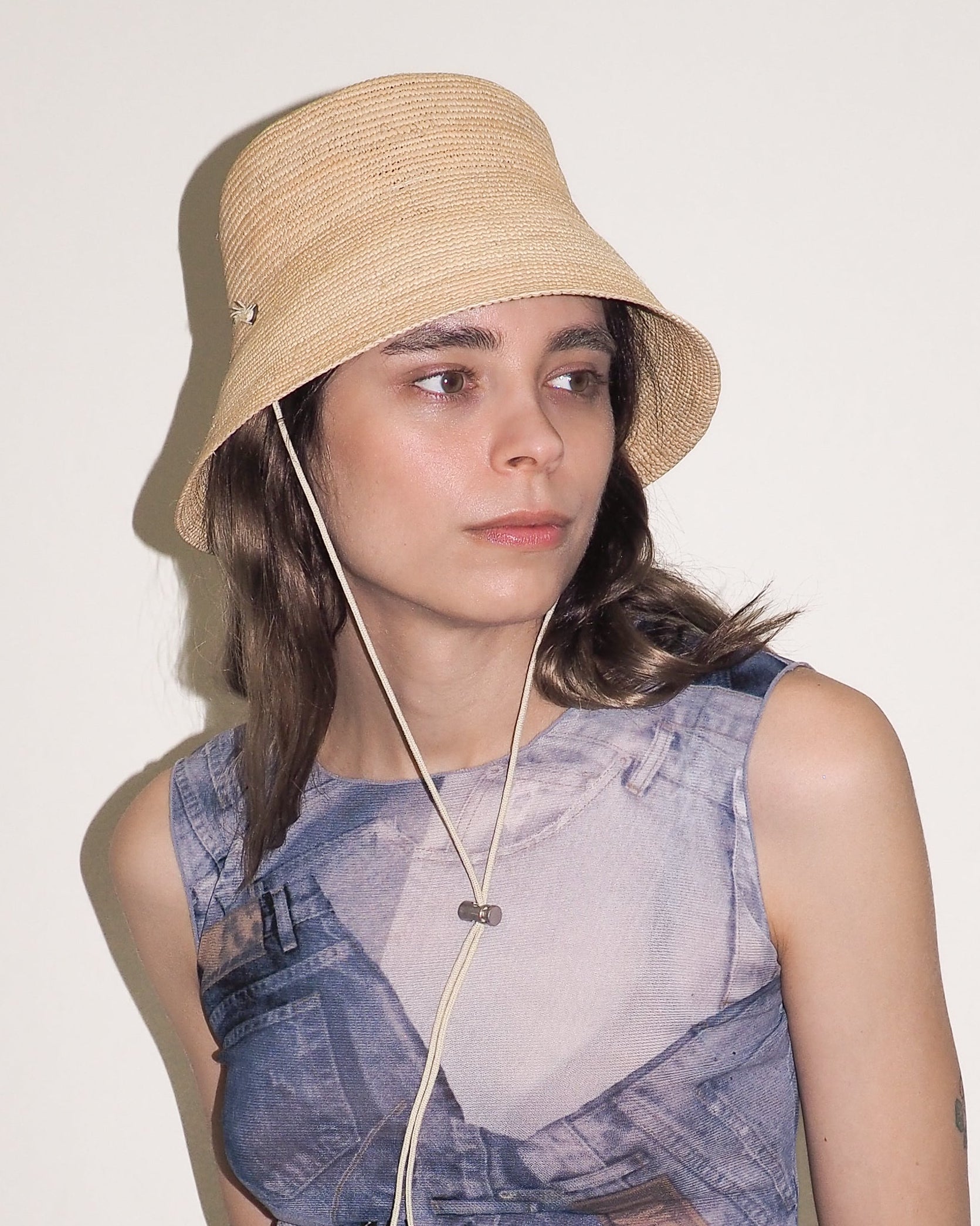 Aries Hat in Tan Toquilla Straw - CLYDE