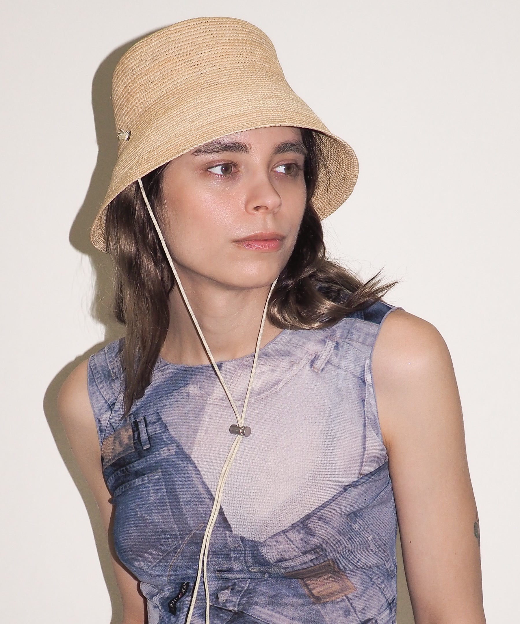 Aries Hat in Tan Toquilla Straw - CLYDE