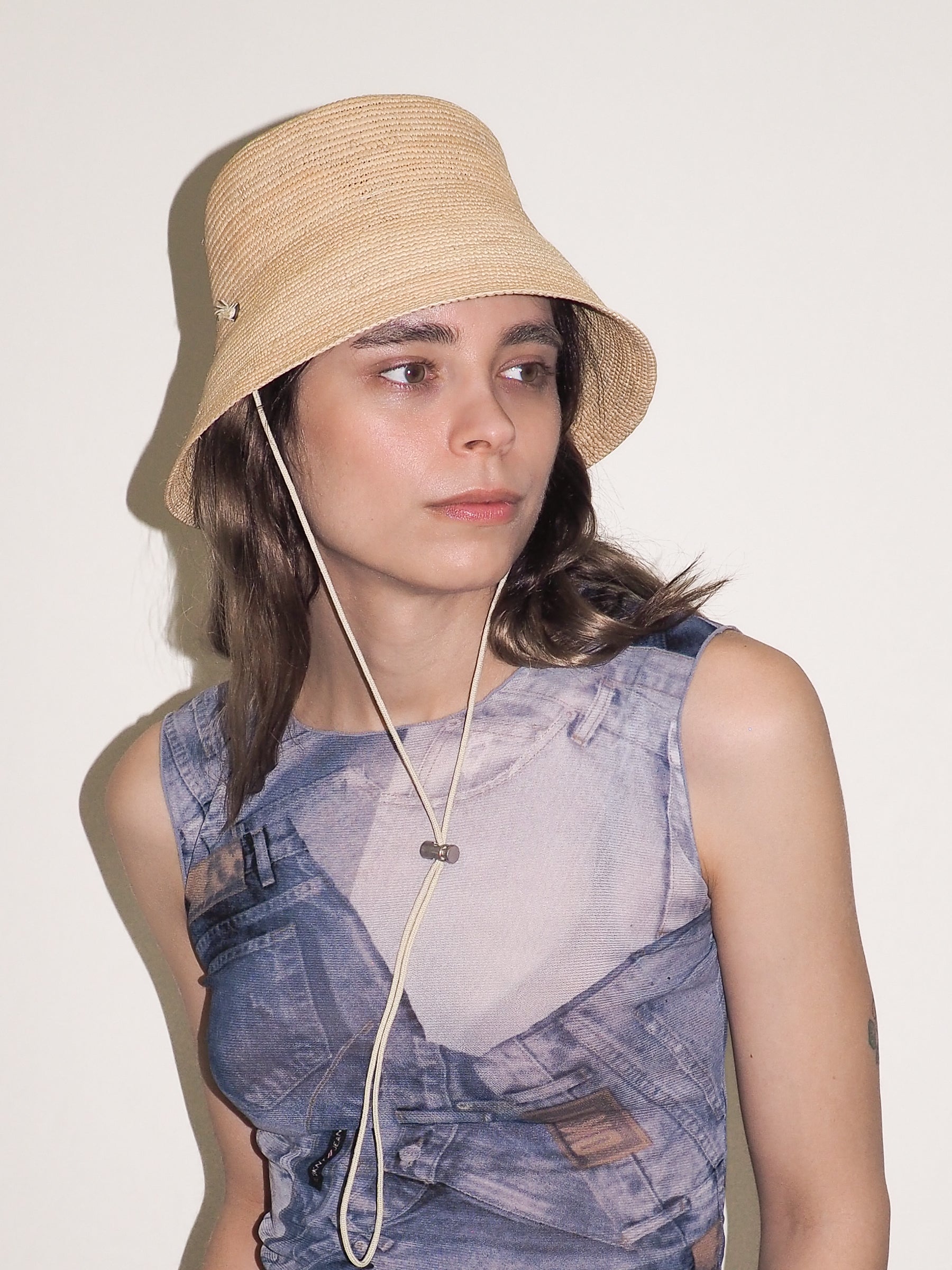 Aries Hat in Tan Toquilla Straw - CLYDE