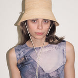 Aries Hat in Tan Toquilla Straw - CLYDE
