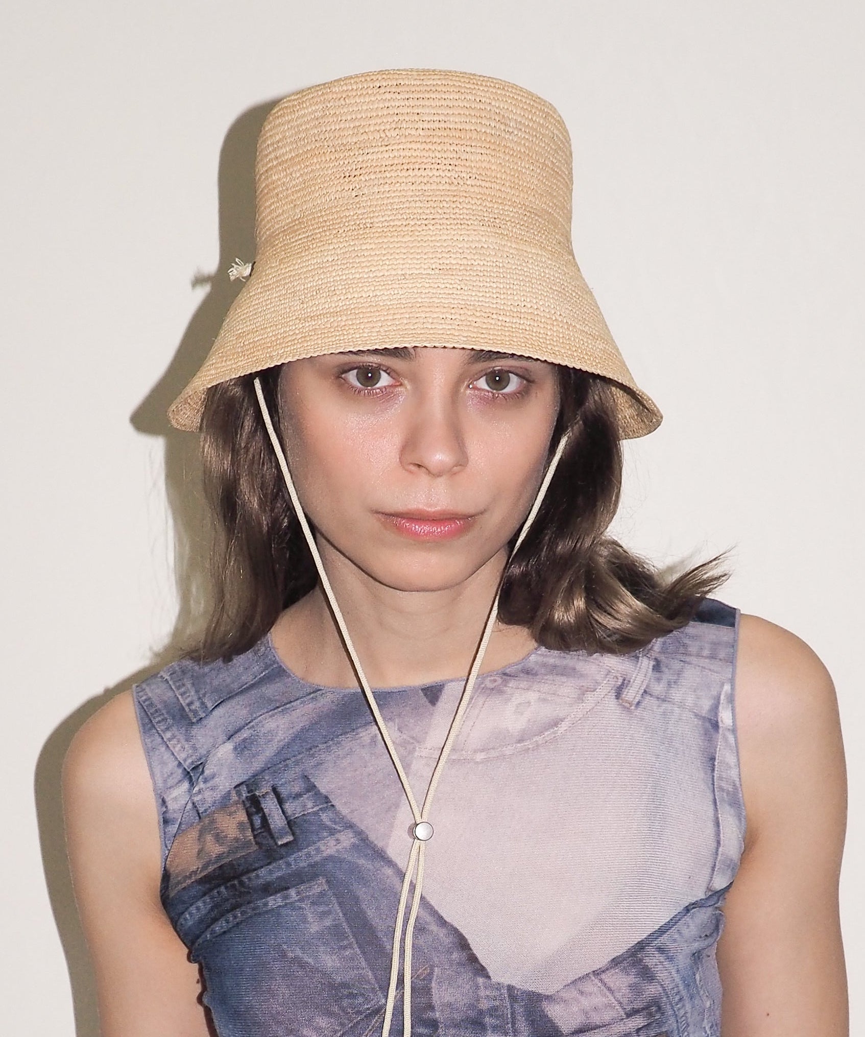 Aries Hat in Tan Toquilla Straw - CLYDE