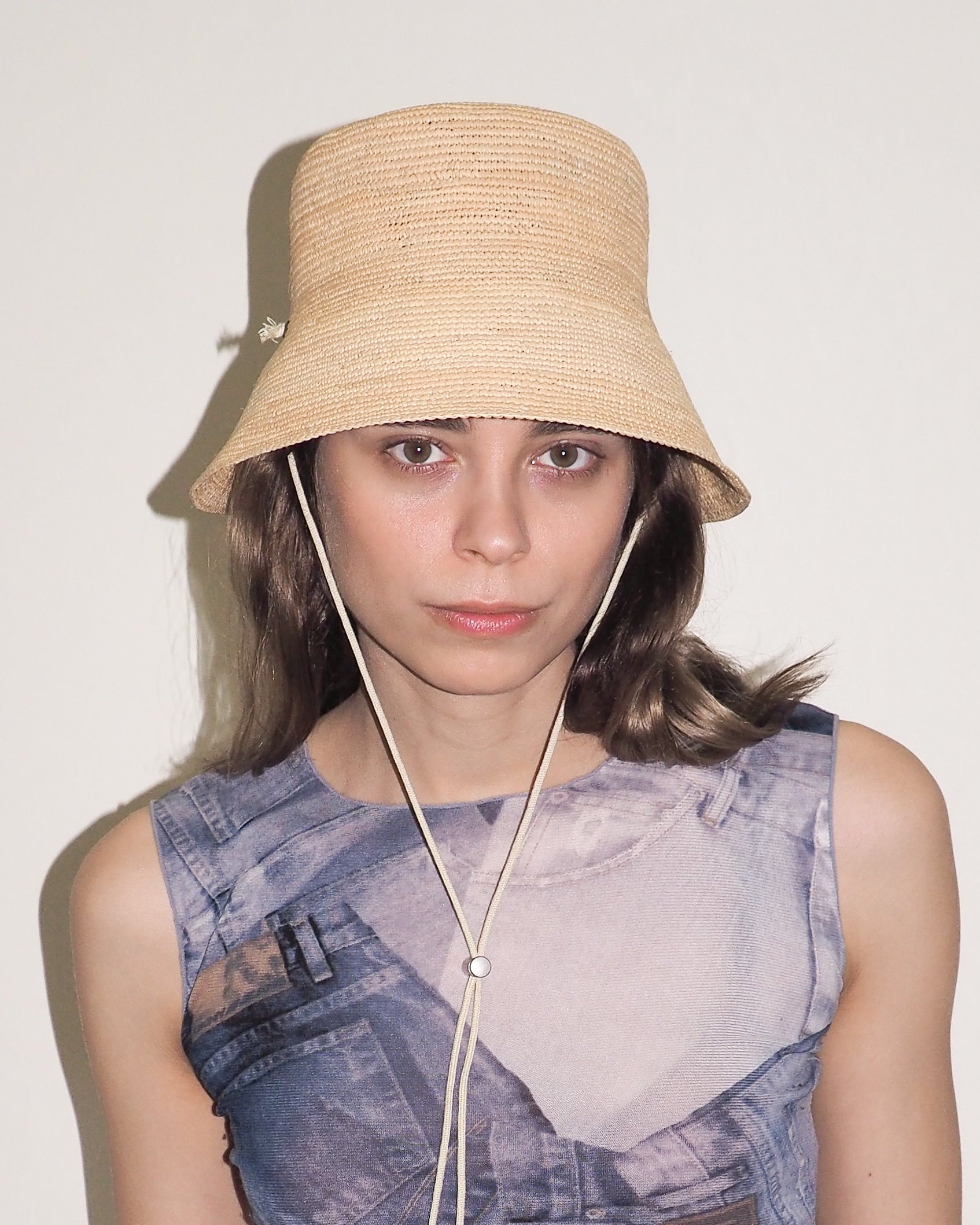 Aries Hat in Tan Toquilla Straw - CLYDE