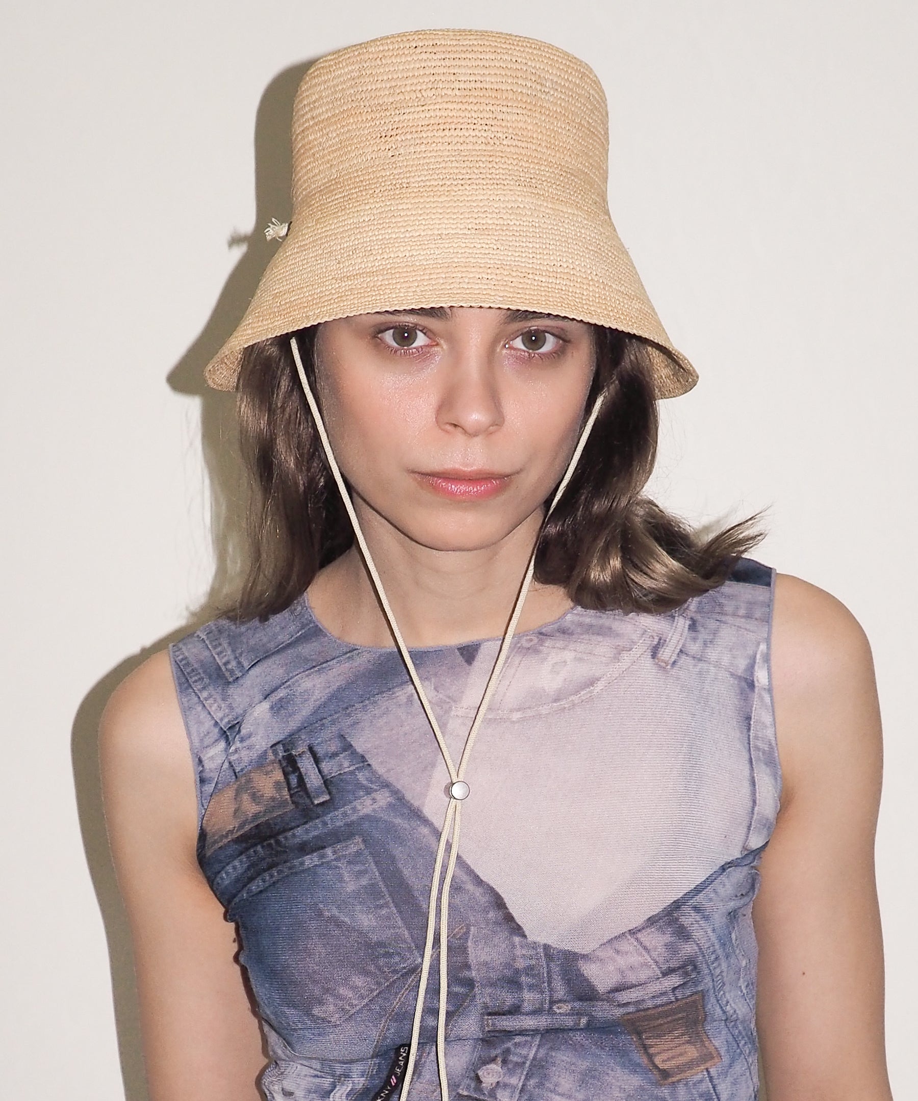 Aries Hat in Tan Toquilla Straw - CLYDE