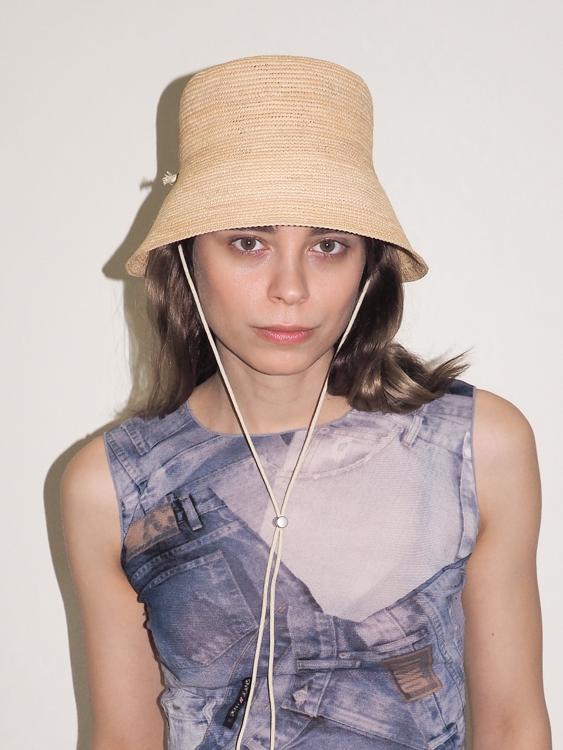 Aries Hat in Tan Toquilla Straw - CLYDE