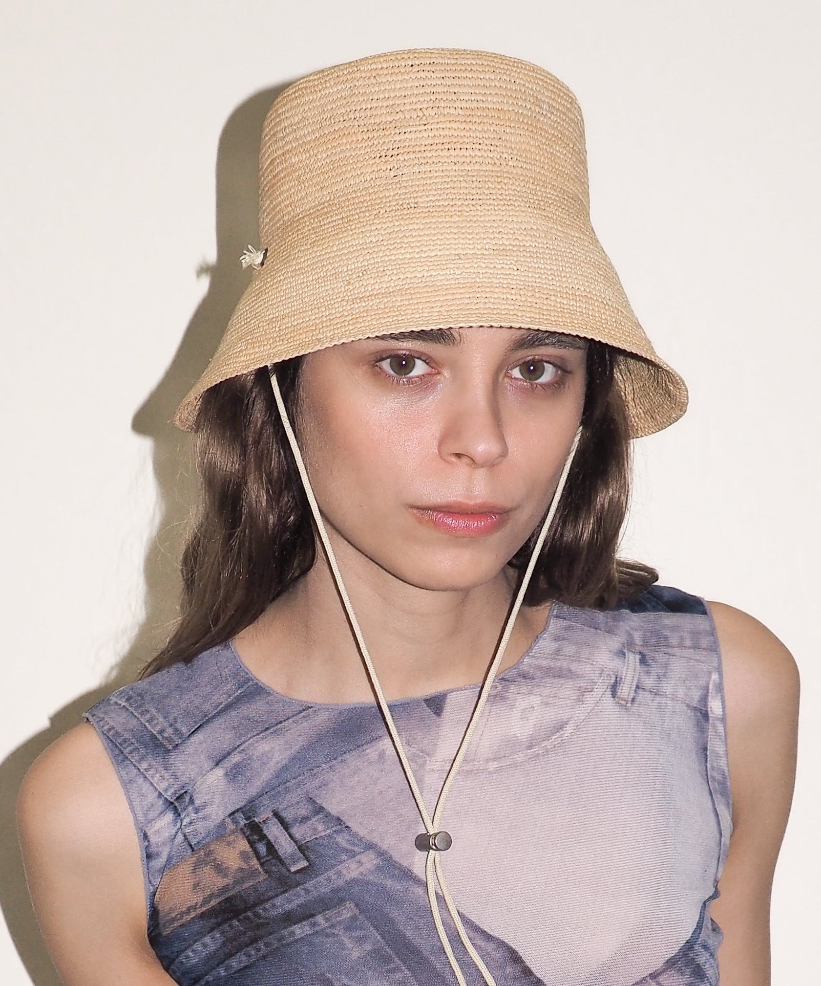 Aries Hat in Tan Toquilla Straw - CLYDE