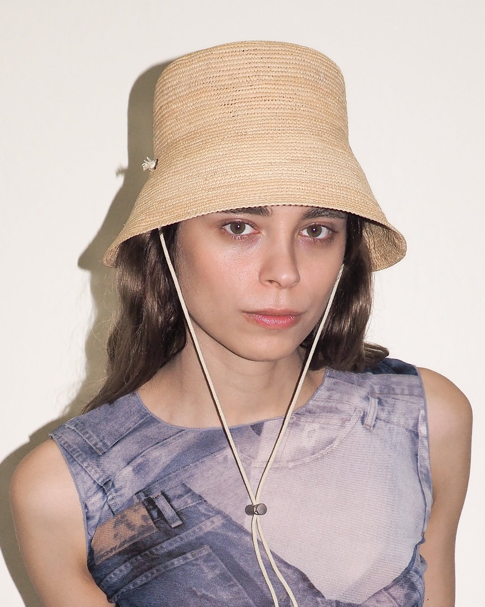 Aries Hat in Tan Toquilla Straw - CLYDE