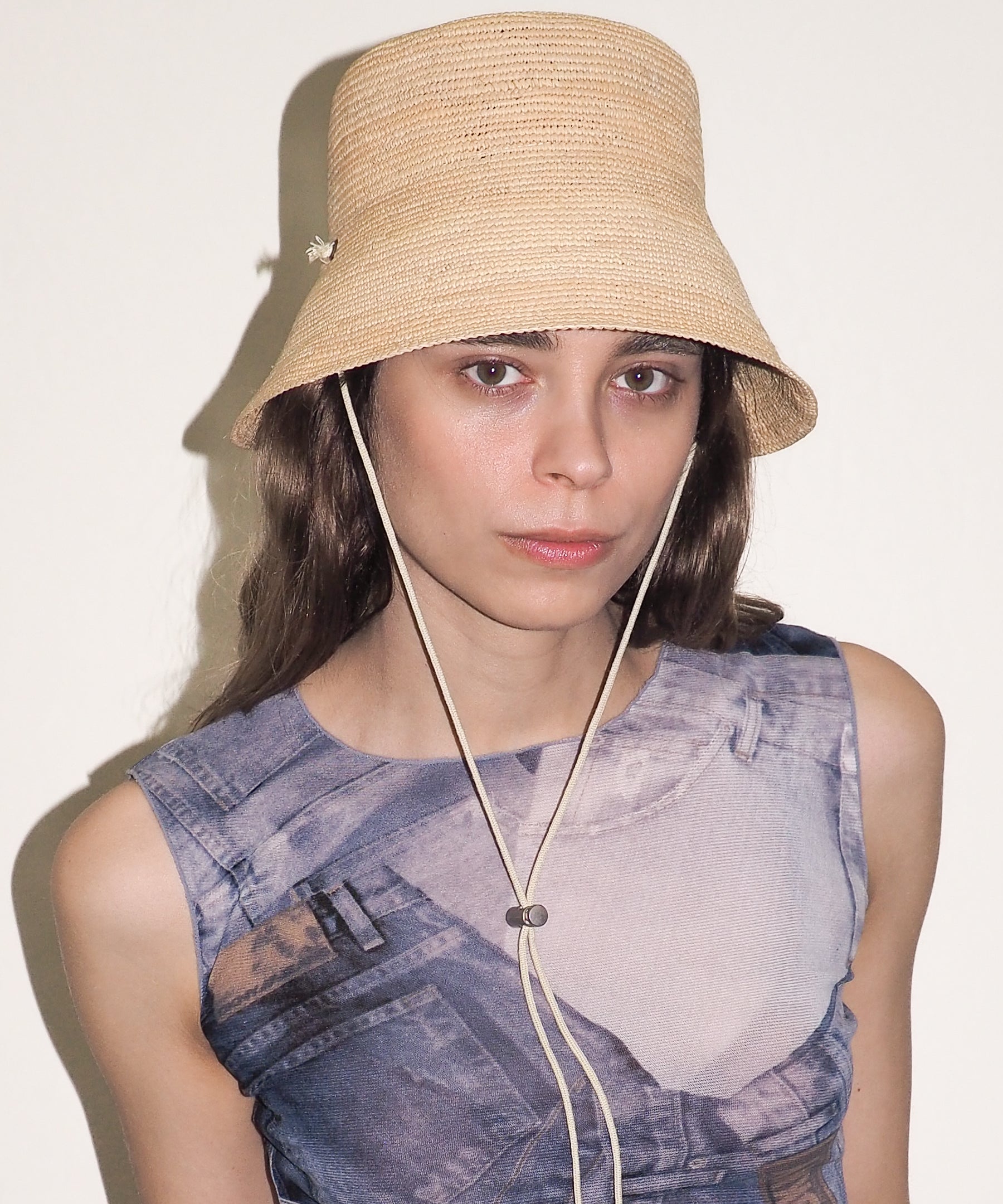Aries Hat in Tan Toquilla Straw - CLYDE