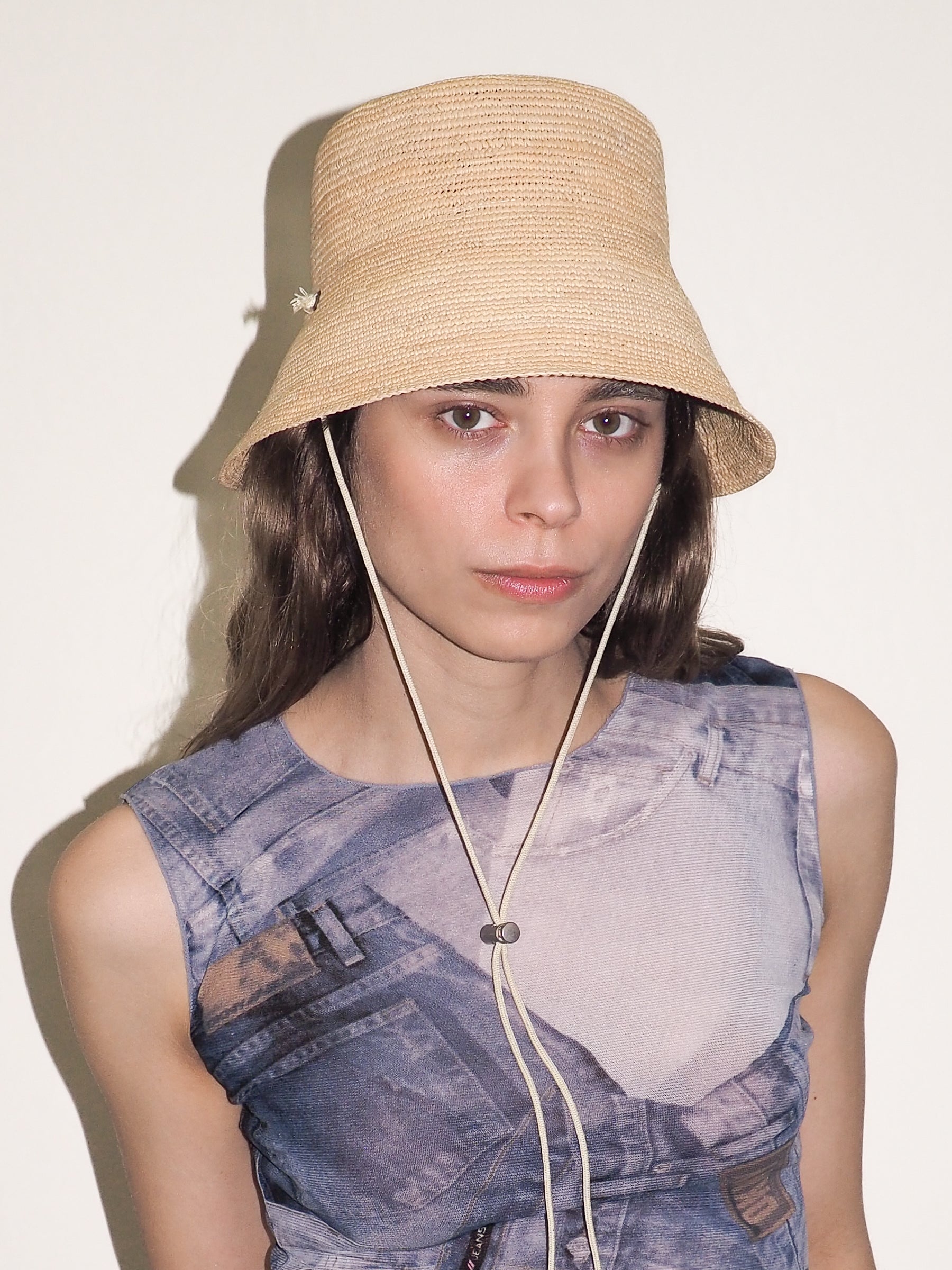 Aries Hat in Tan Toquilla Straw - CLYDE