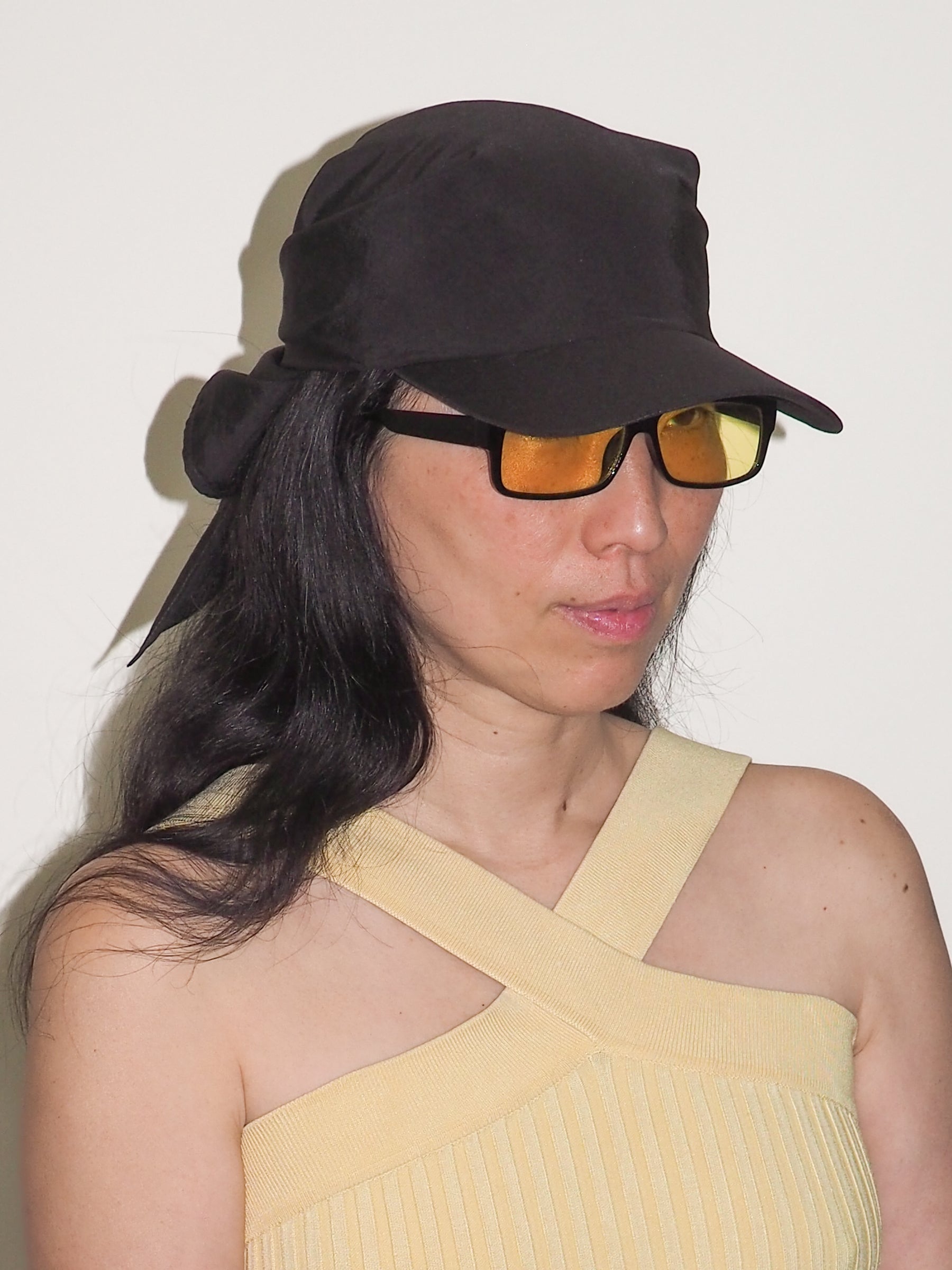 Brim Scarf in Black - CLYDE